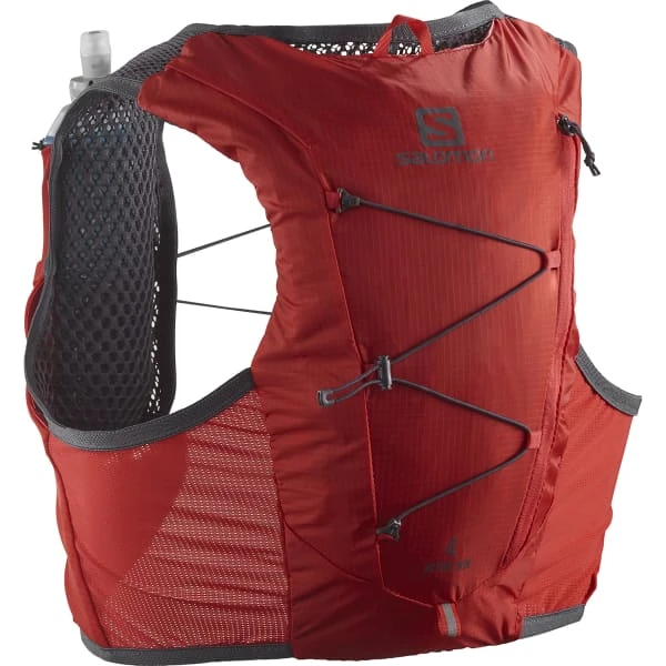 SALOMON ACTIVE SKIN 4 SET FIERY RED/EBONY 23 1 SALOMON ACTIVE SKIN 4 SET FIERY RED/EBONY 23