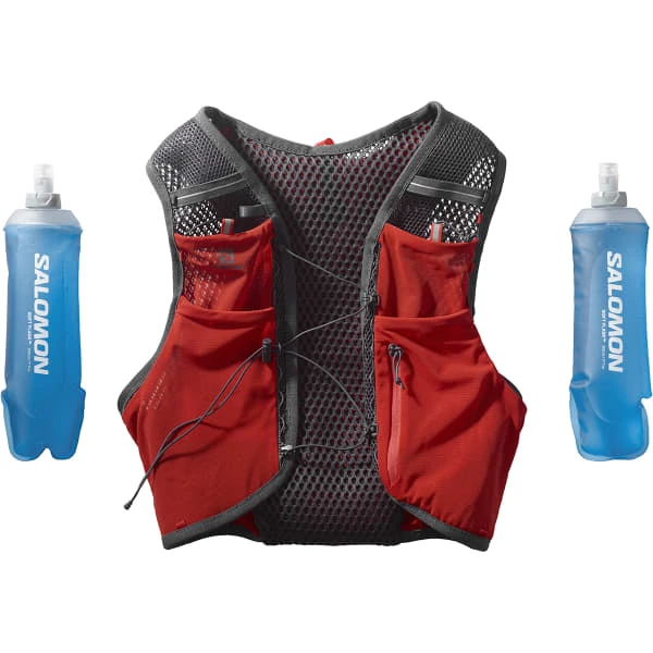 SALOMON ACTIVE SKIN 4 SET FIERY RED/EBONY 23 2 SALOMON ACTIVE SKIN 4 SET FIERY RED/EBONY 23 - Image 2