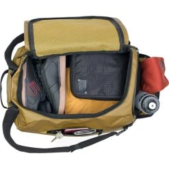 EVOC DUFFLE BAG 40 CURRY BLACK 23 -DEUTER Shop 9 114963 duffle bag 40 curry black 401221610 03