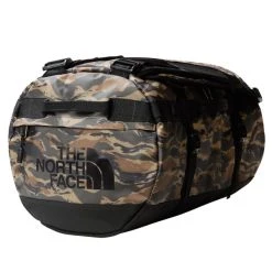 THE NORTH FACE BASE CAMP DUFFEL S NEW TAUPE GREEN PAINTED CAMO PRINT-TNF BLACK 23